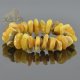  Amber bracelet matt color beads